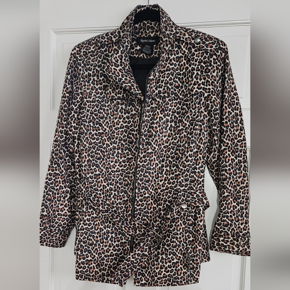 Rachel Adams Leopard Print Women's Jacket